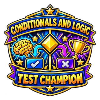Conditionals and Logic Test Champion achievement